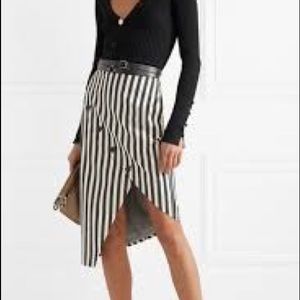ALTUZARRA
Paul Bert button-embellished  skirt